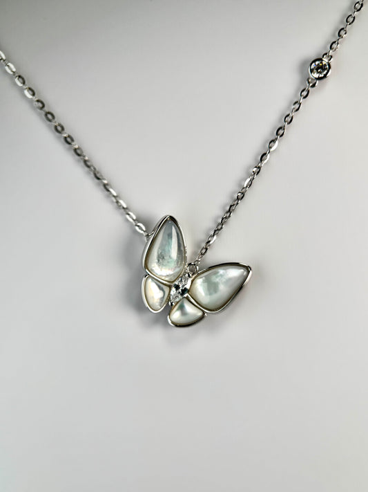 Butterfly Moissanite Necklace
