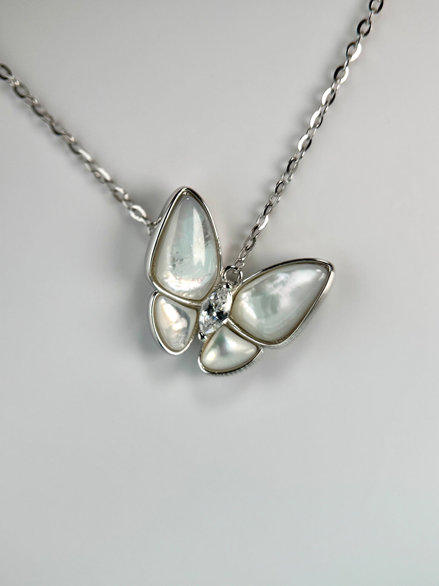 Butterfly Moissanite Necklace