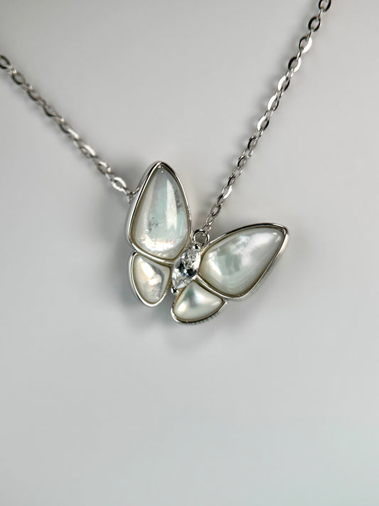 Butterfly Moissanite Necklace