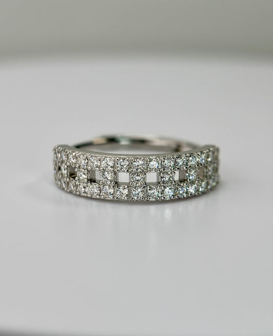 Pavé Moissanite Band Ring