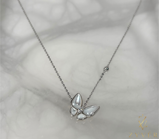 Butterfly Moissanite Necklace