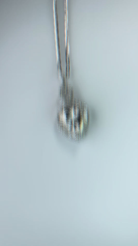 Heart Halo Moissanite Necklace