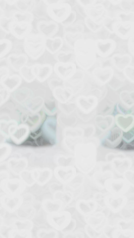 Blue Heart Halo Moissanite Stud Earrings
