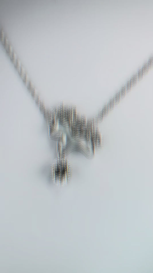 Pony Moissanite Necklace