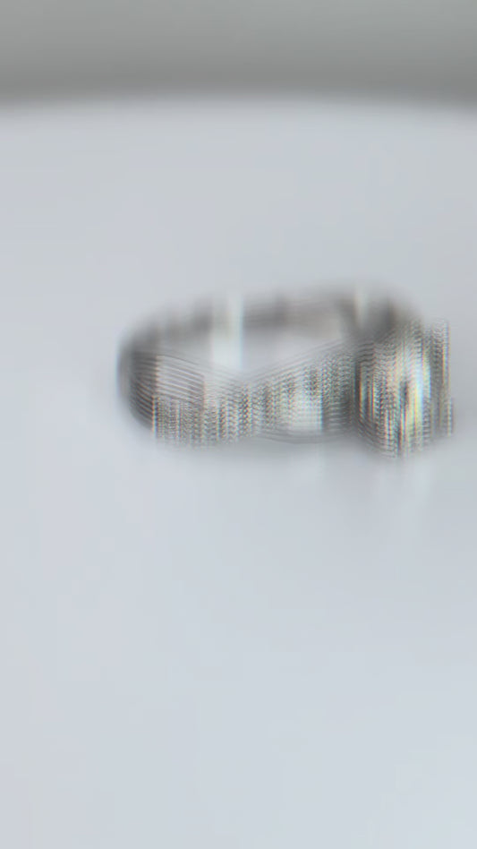 Round Cut Moissanite Ring