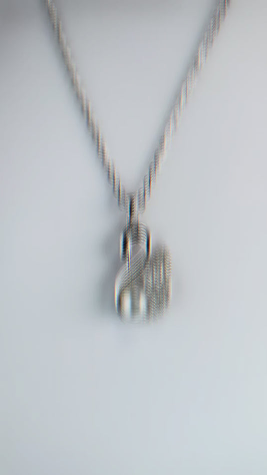 Swan Pearl Moissanite Necklace
