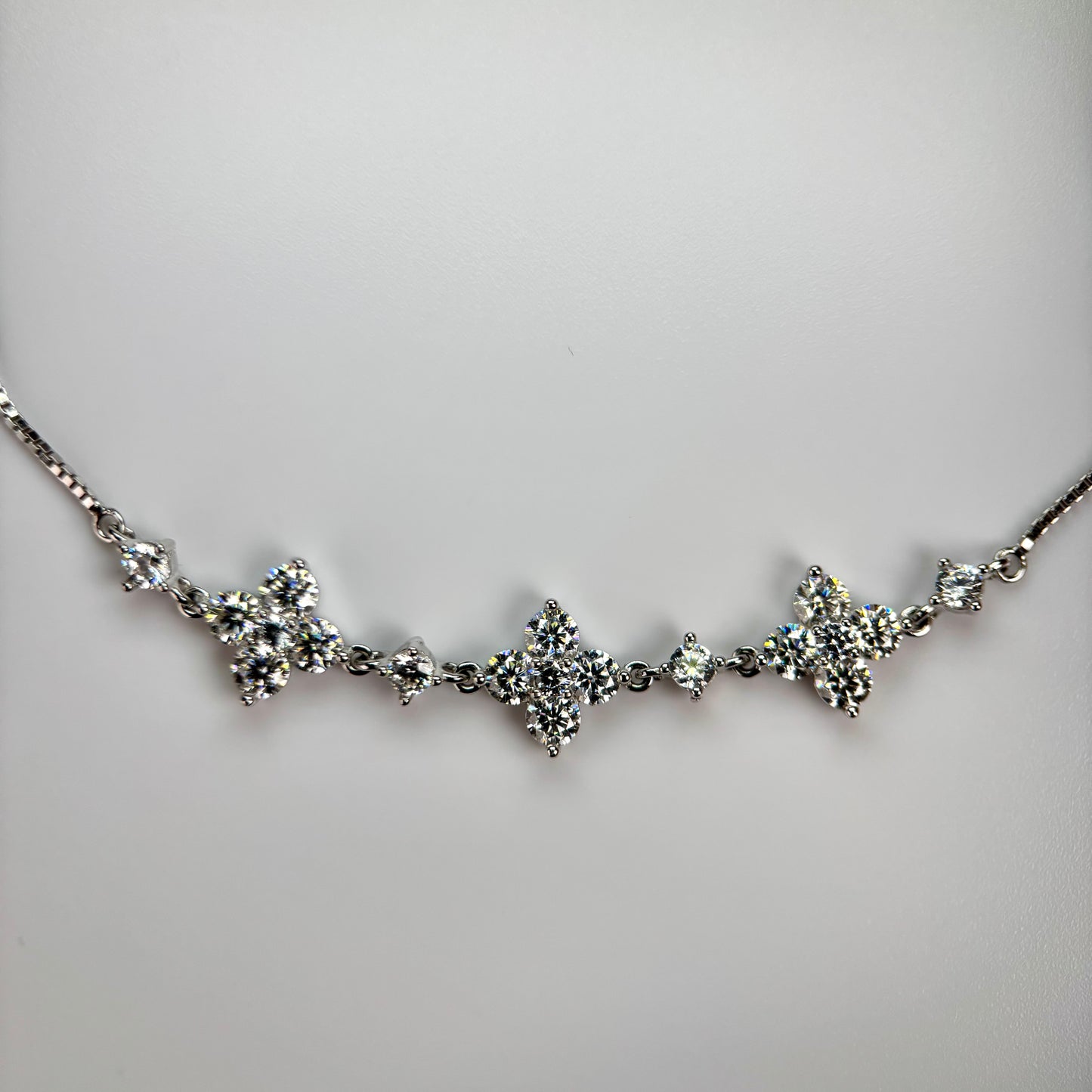 Floral Moissanite Bracelet