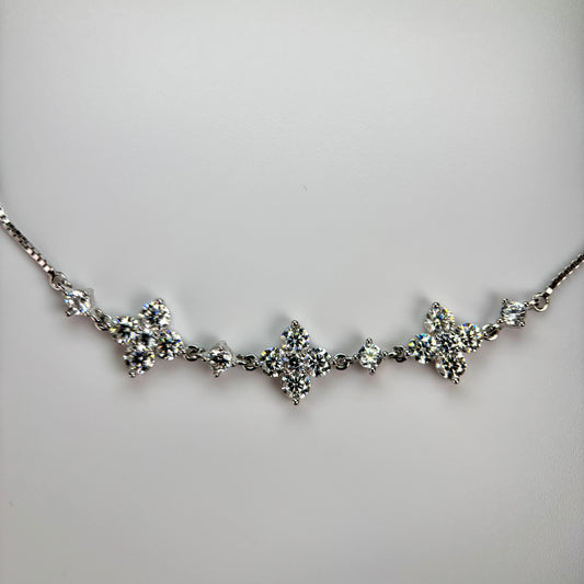 Floral Moissanite Bracelet