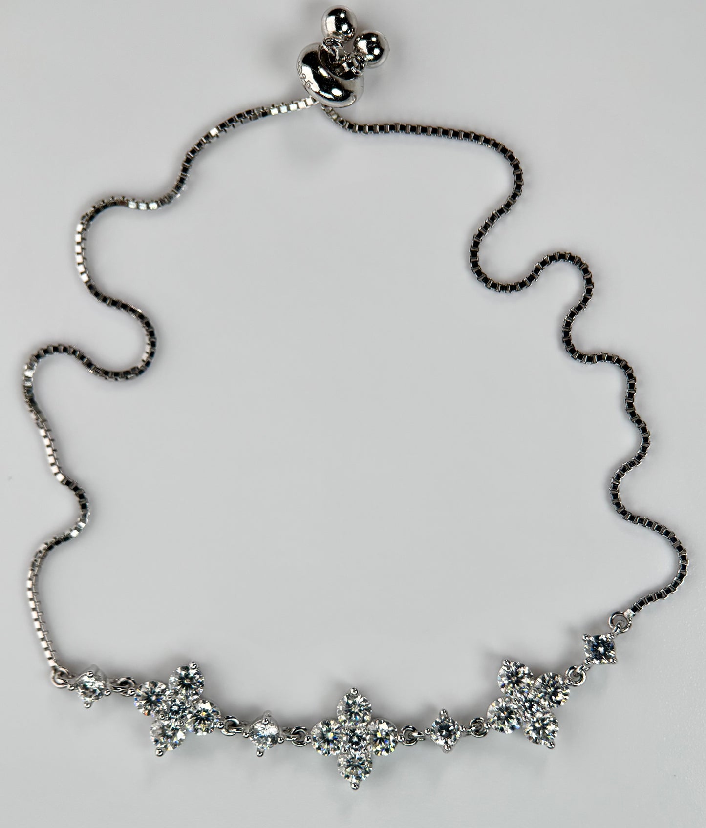 Floral Moissanite Bracelet