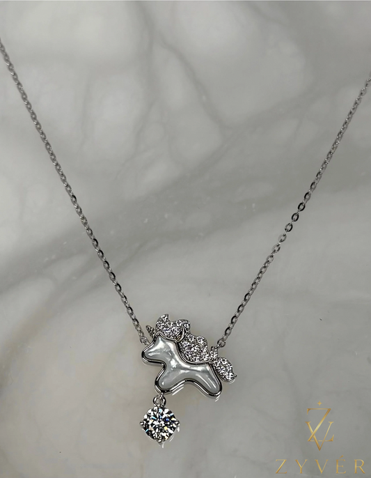 Pony Moissanite Necklace